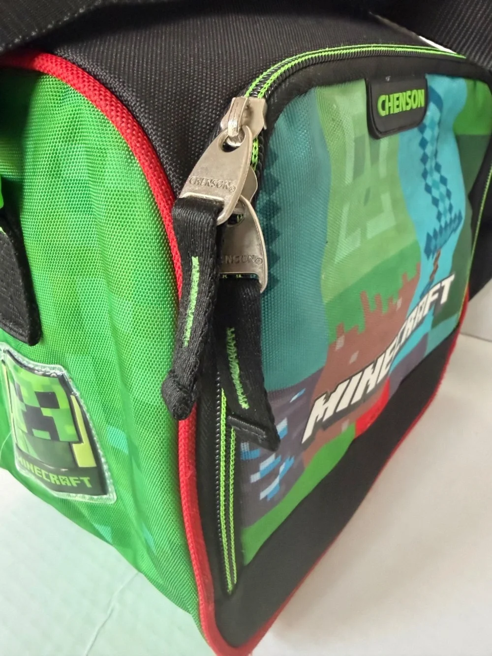 Minecraft lunch bag